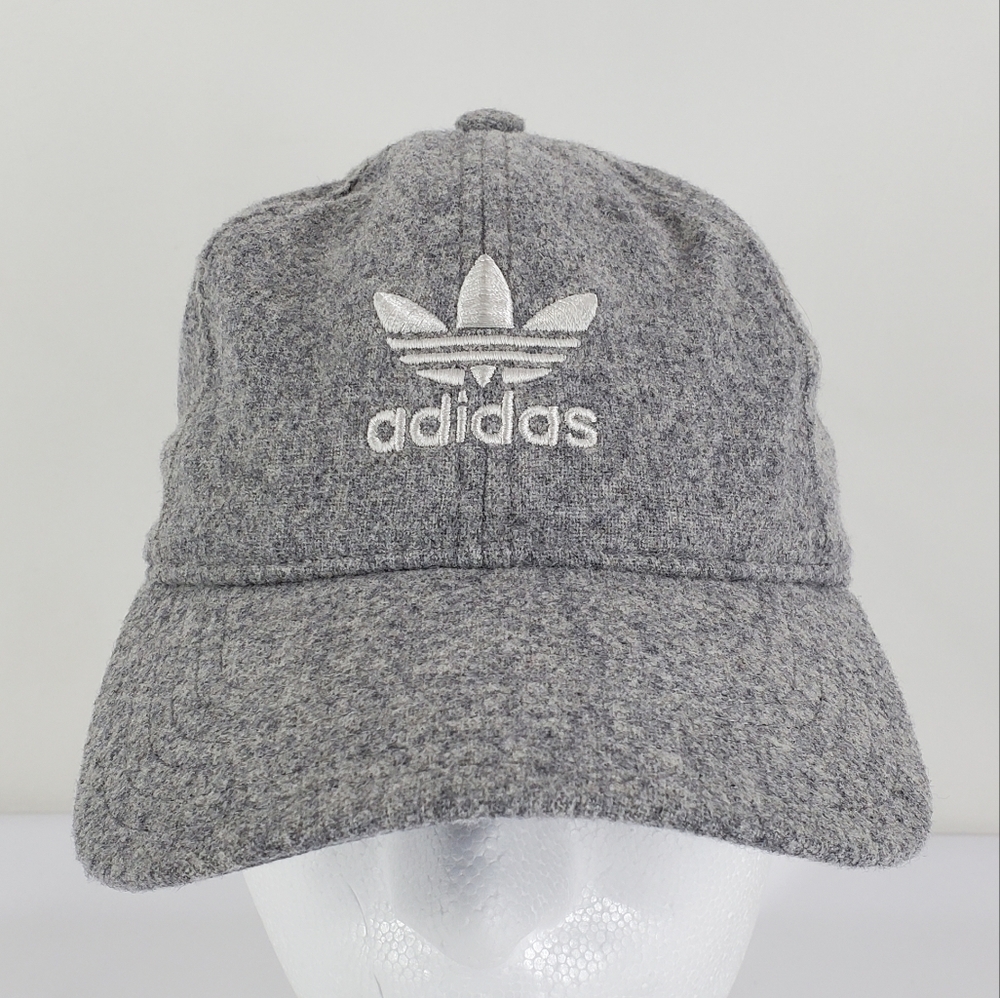 adidas Gray Heather Trefoil Baseball Cap